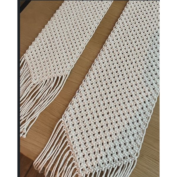 رانر رومیزی مکرومه طرح کوثر