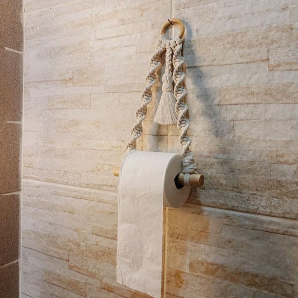 خرید انلاین نگهدارنده دستمال مکرومه مدل فانتزی