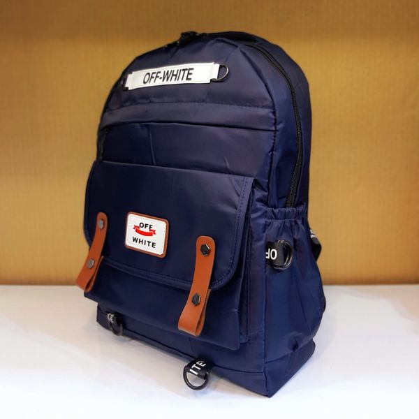 کوله پشتی off white سرمه‌ای