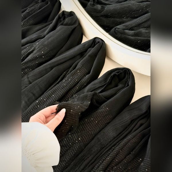 شال مشکی برشکا وارداتی