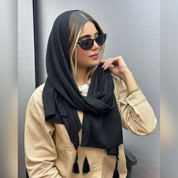 شال مشکی برشکا وارداتی