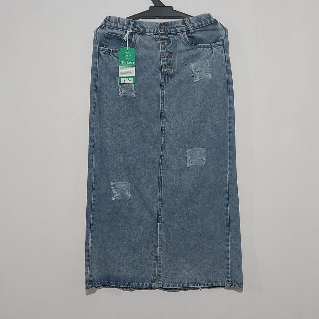 فروش اینترنتی دامن جین دکمه دار سایز30