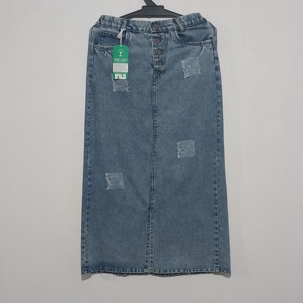 دامن جین دکمه دار سایز30