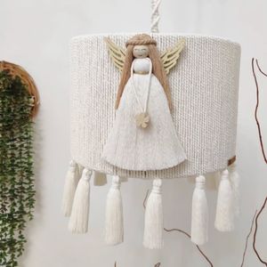 لوستر فرشته  مکرومه بافی