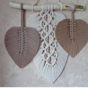 مینی دیوار کوب مکرومه بافی مدل آسو