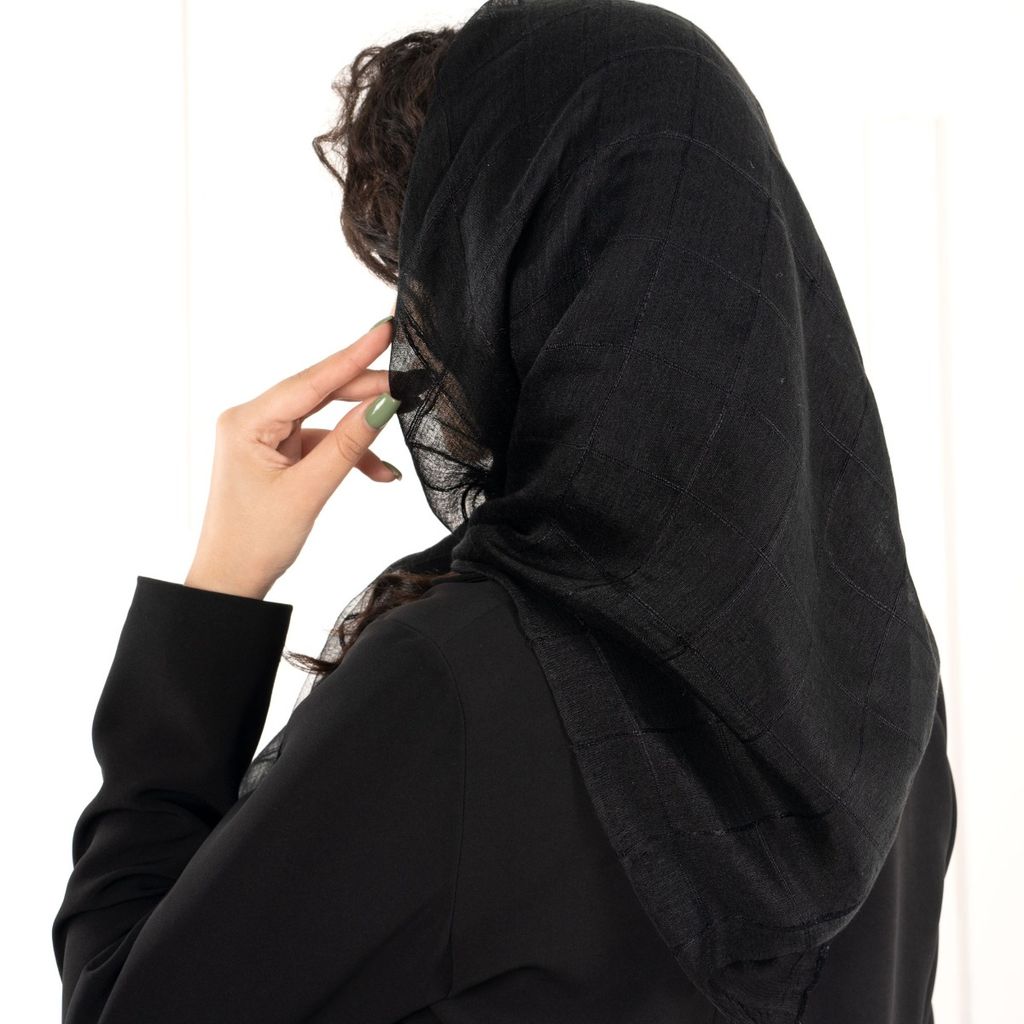 قیمت ارزان روسری ابریشم مشکی