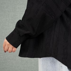 فروش اینترنتی شومیز تک جیب مشکی
