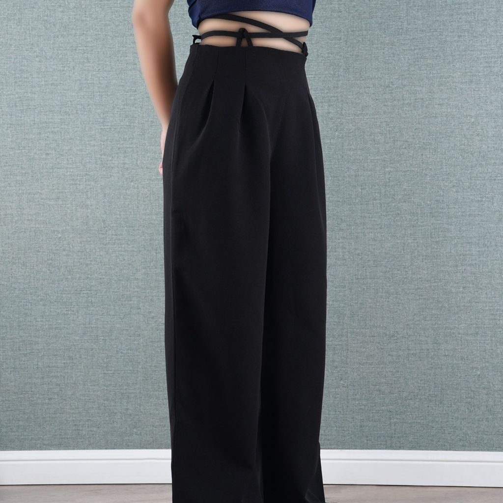 خرید اینترنتی شلوار بگ مشکی ژونا