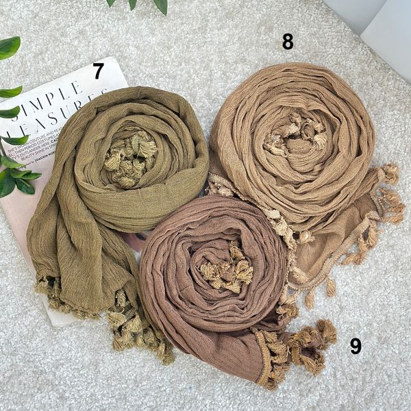 شال منگوله دار رنگی