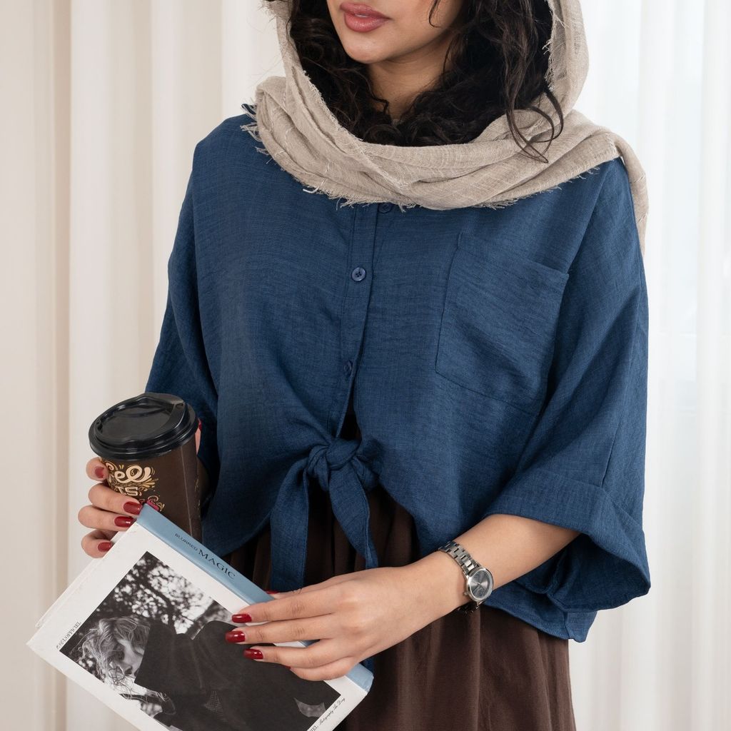 خرید اینترنتی شومیز گره ای شیوا