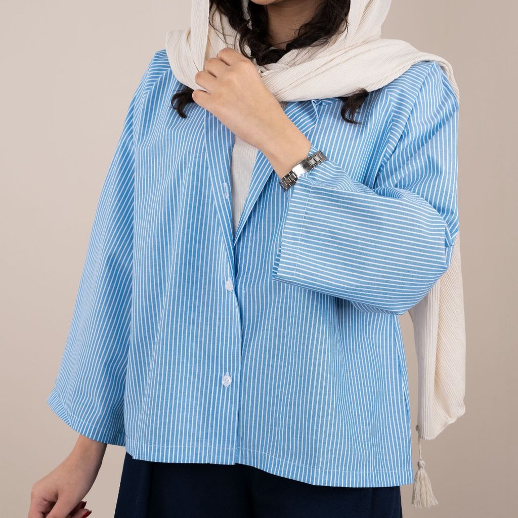 خرید اینترنتی شومیز راه راه داملا