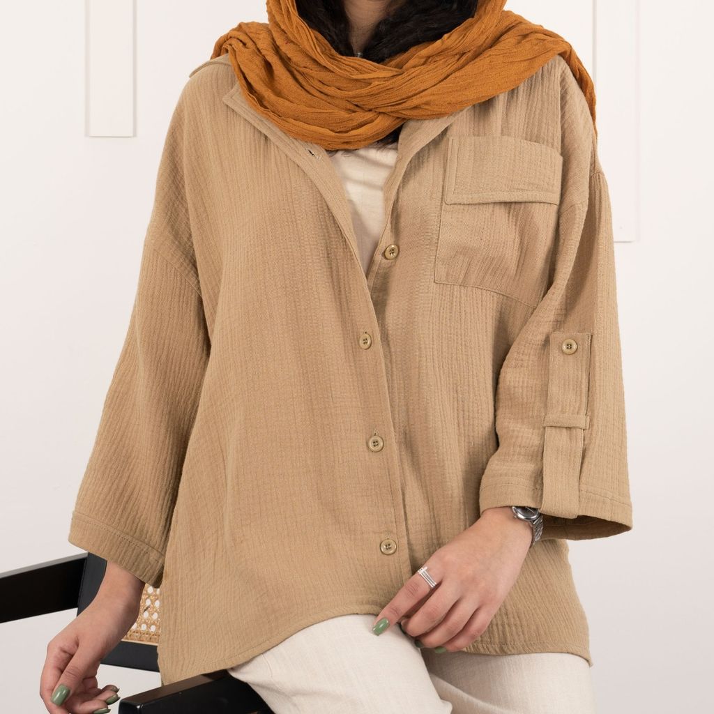 خرید اینترنتی شومیز تک جیب ملیسا