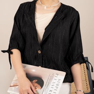 شومیز شانتون مشکی