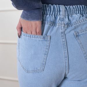 خرید آنلاین شلوار لی مام آبی