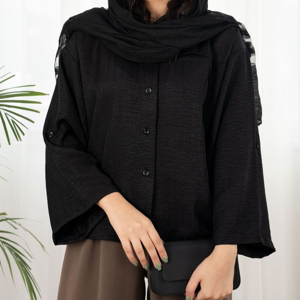 خرید انلاین شومیز مشکی پرستو