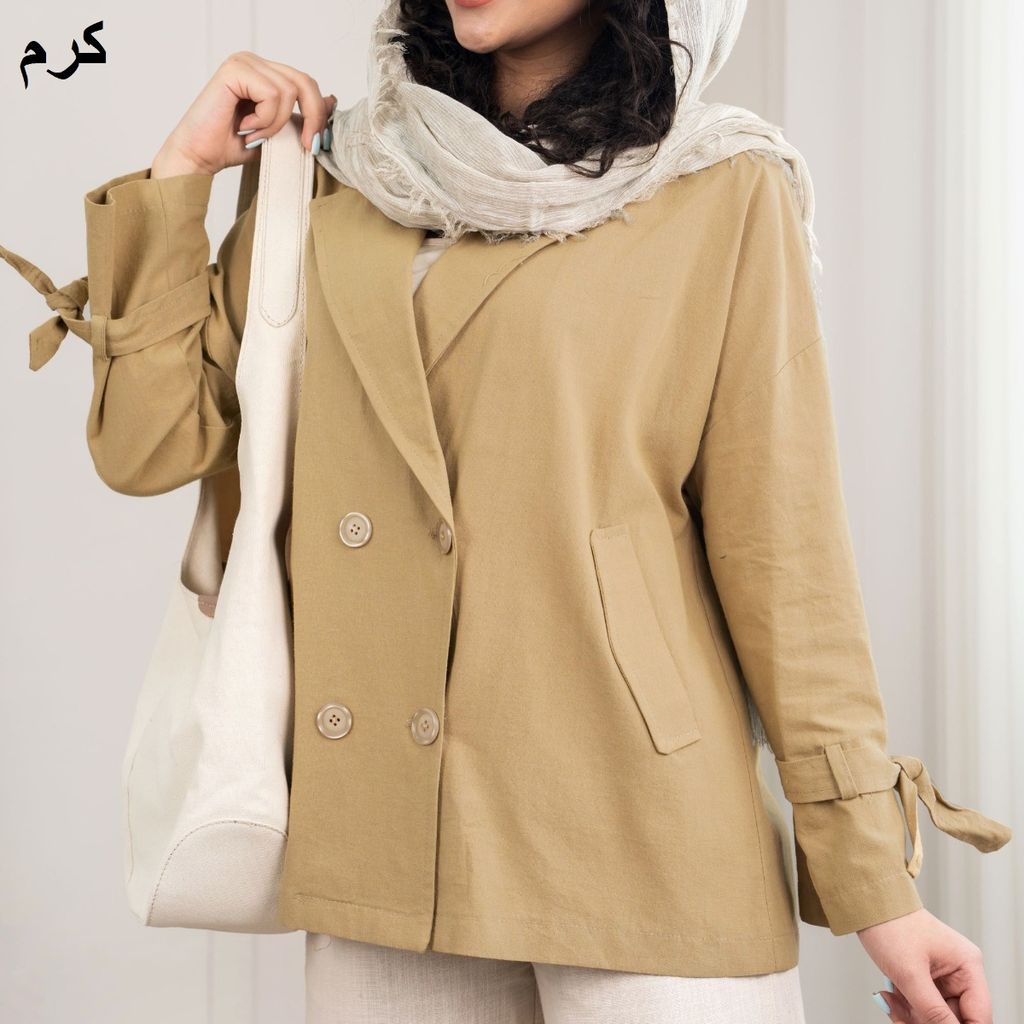 خرید انلاین مانتو لینن ژاوانا