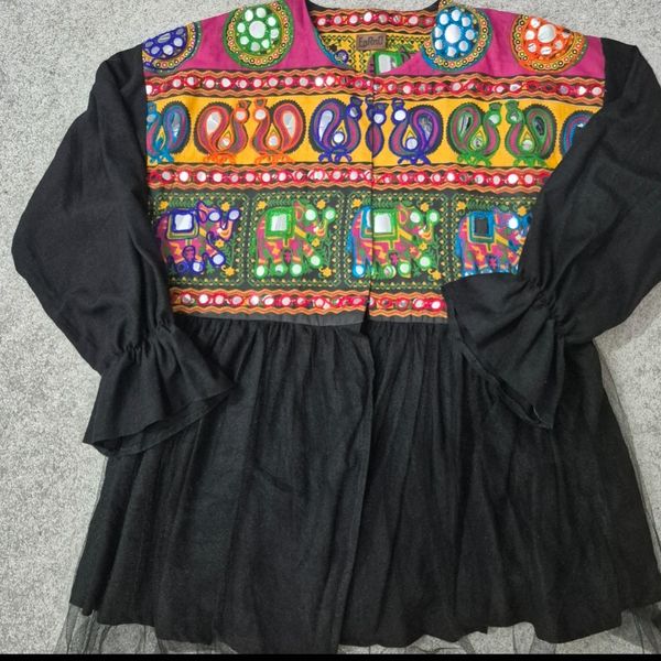 مانتو عروسکی سوزندوزی هندی🤷‍♀️