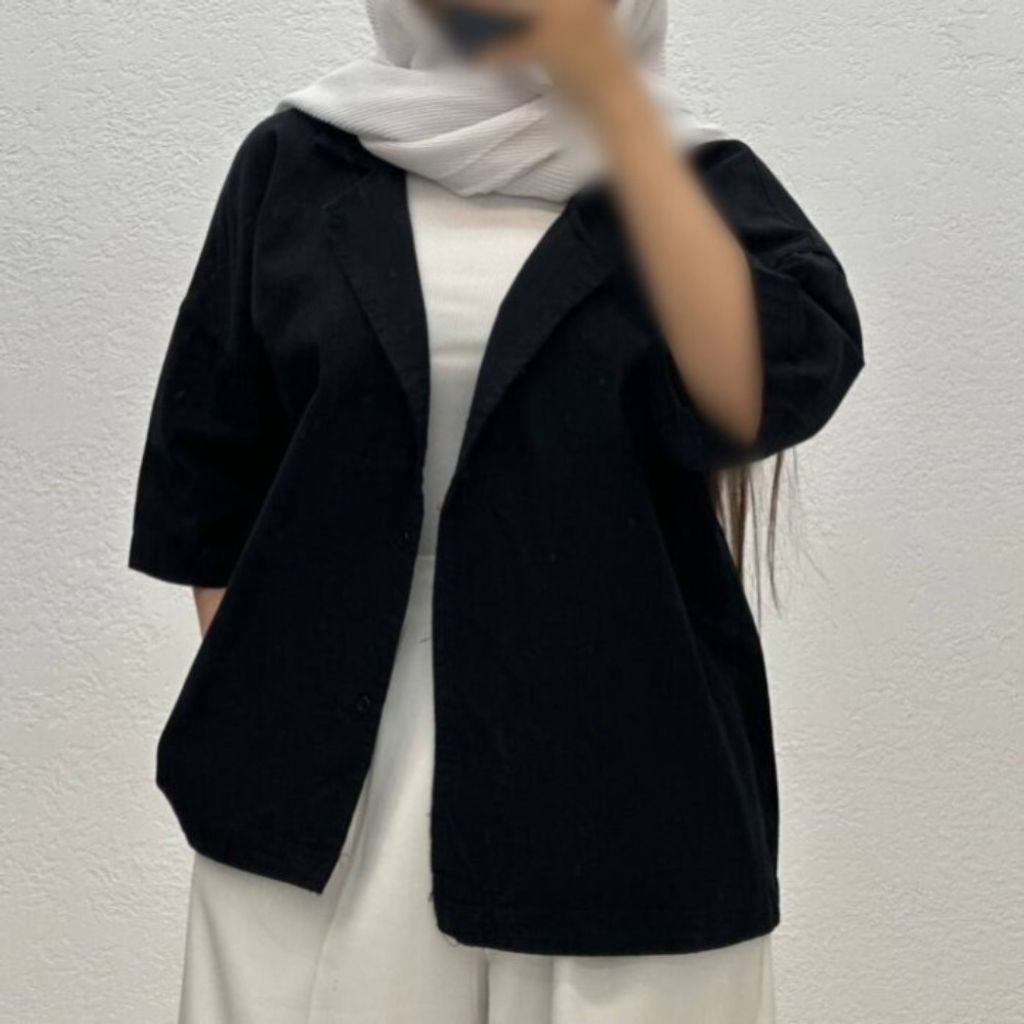 خرید آنلاین شومیز کتان یقه شکاری