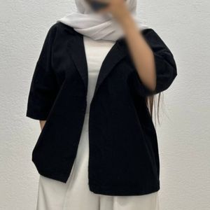 خرید آنلاین شومیز کتان یقه شکاری