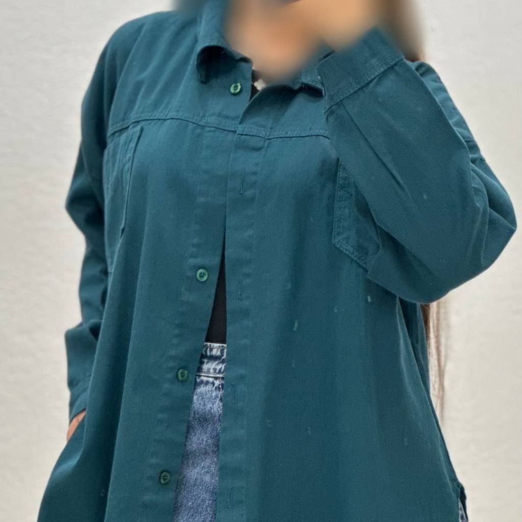 خرید آنلاین شومیز کتان پایین هلال