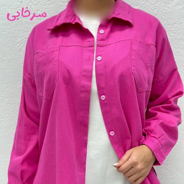 شومیز کتان پایین هلال