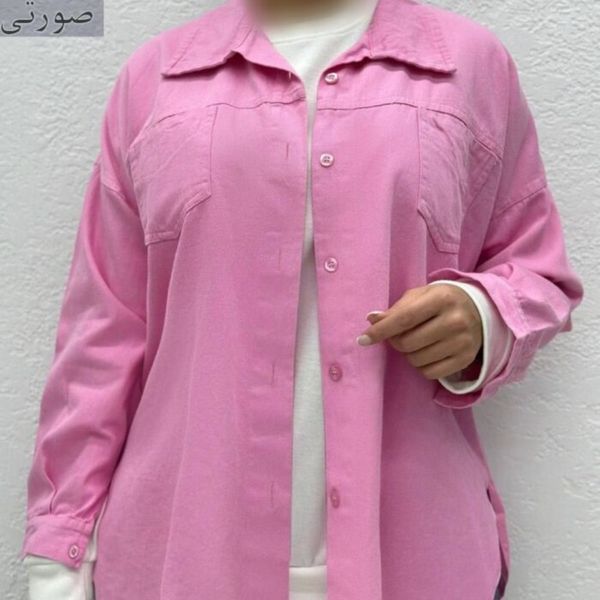 شومیز کتان پایین هلال