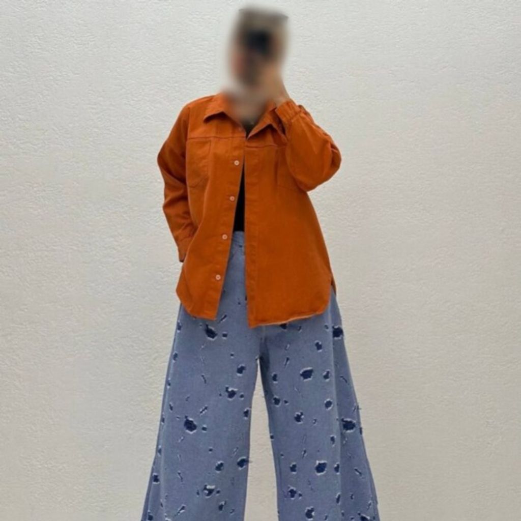 قیمت شومیز کتان پایین هلال