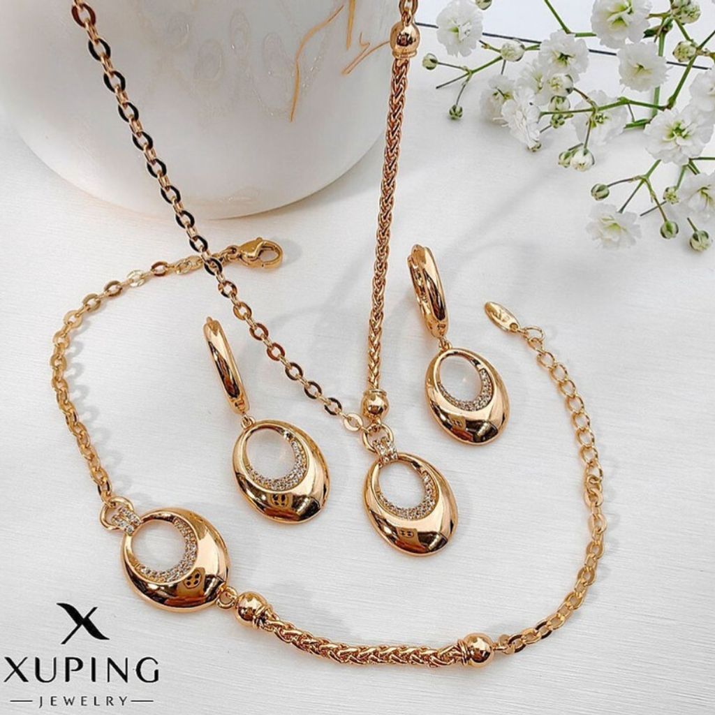 قیمت ارزان سرویس نگین‌دار طرح‌طلا ژوپینگ