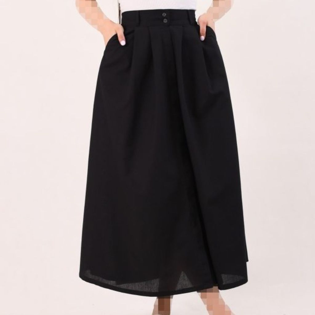 فروش اینترنتی دامن لینن تمام دکمه