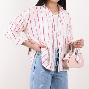 خرید اینترنتی شومیز راه راه لیا