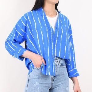 مشخصات شومیز راه راه لیا