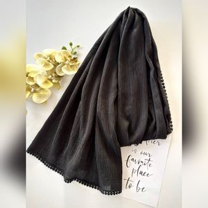 مشخصات شال سکه ای مشکی برشکا