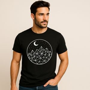 خرید اینترنتی تیشرت مردانه وی وایز سرمه ای نخ پنبه 1578