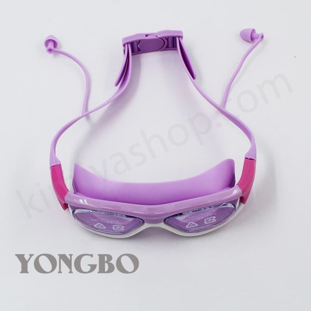 مشخصات عینک شنا زنانه YONGBO مدل بنفش – ضد بخار و UV