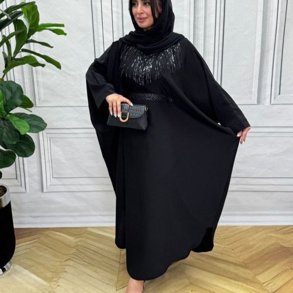 مانتو عبایی یقه نگین الیزه