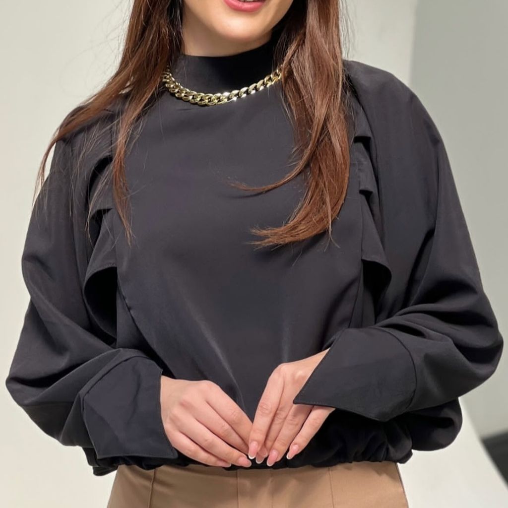 قیمت شومیز مشکی مجلسی مدل آستین خفاشی زنانه فری سایز