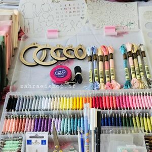 خرید اینترنتی پک کامل وسایل گلدوزی با دست