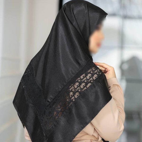 روسری مجلسی مزونی مشکی یو یو کراش وارداتی