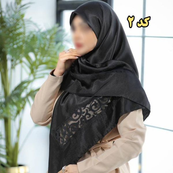 روسری مجلسی مزونی مشکی یو یو کراش وارداتی