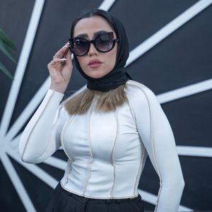 تاپ آستین بلند زیگزال برند مدیسنت