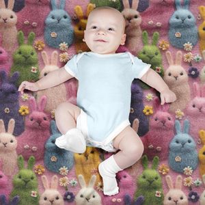 فروش اینترنتی پارچه مخمل روبالشی پارچه باما طرح سه بعدی فانتزی کارتونی کد 5013824
