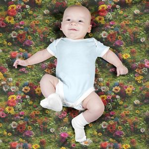 خرید انلاین پارچه مخمل کوسن مبل پارچه باما طرح سه بعدی گل کد 5013838