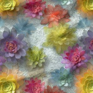 قیمت ارزان پارچه مخمل کوسن مبل پارچه باما طرح سه بعدی گل فانتزی کد 5013842