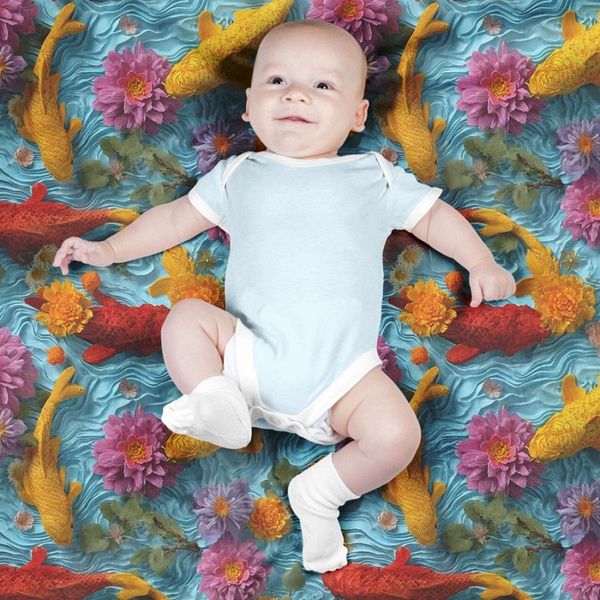 پارچه مخمل کوسن مبل پارچه باما طرح سه بعدی ماهی کد 5013847