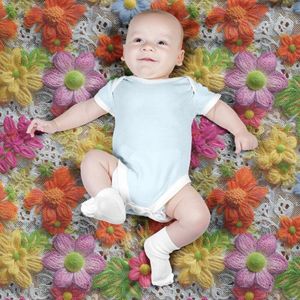 قیمت پارچه مخمل کوسن مبل پارچه باما طرح سه بعدی گل کد 5013849