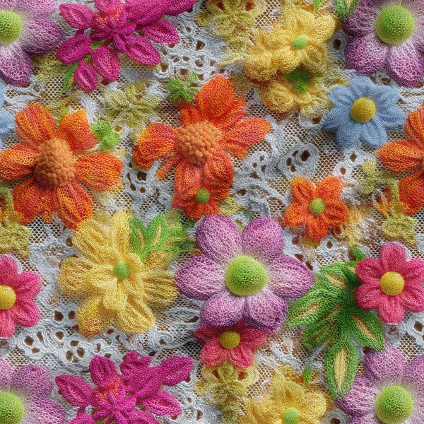 پارچه مخمل کوسن مبل پارچه باما طرح سه بعدی گل کد 5013849