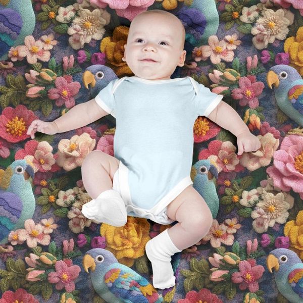 پارچه مخمل روتختی یک نفره  پارچه باما طرح سه بعدی طوطی  کد 5013854