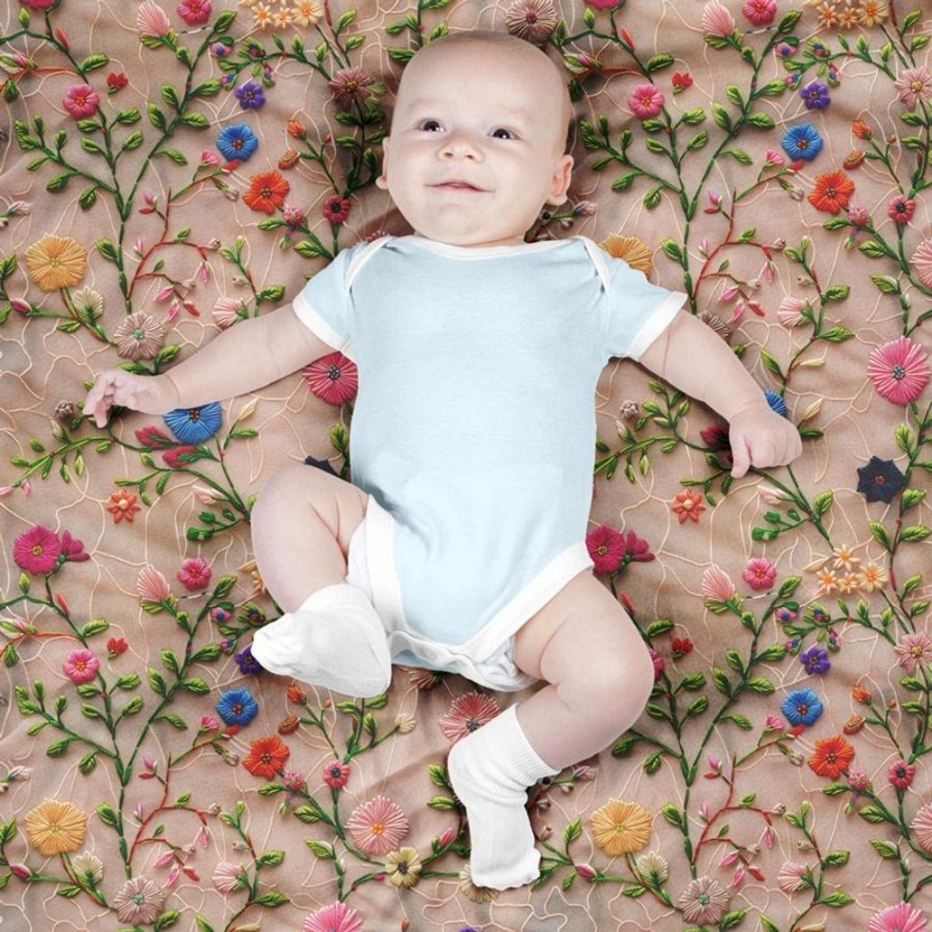 فروش اینترنتی پارچه مخمل روتختی یک نفره پارچه باما طرح سه بعدی گل چینی کد 5013873