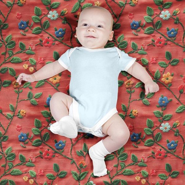 پارچه مخمل روتختی یک نفره پارچه باما طرح سه بعدی گل چینی کد 5013874