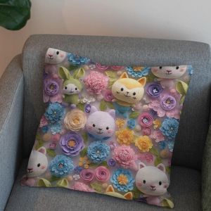خرید اینترنتی پارچه مخمل روتختی یک نفره پارچه باما طرح سه بعدی عروسکی  کد 5013883